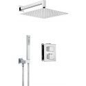 Concealed shower set with thermostatic BOX