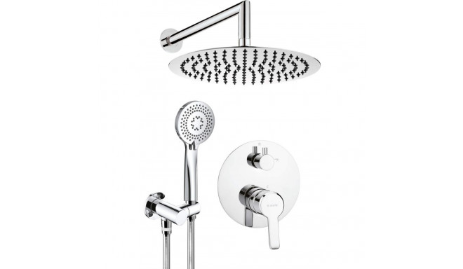 Concealed shower set