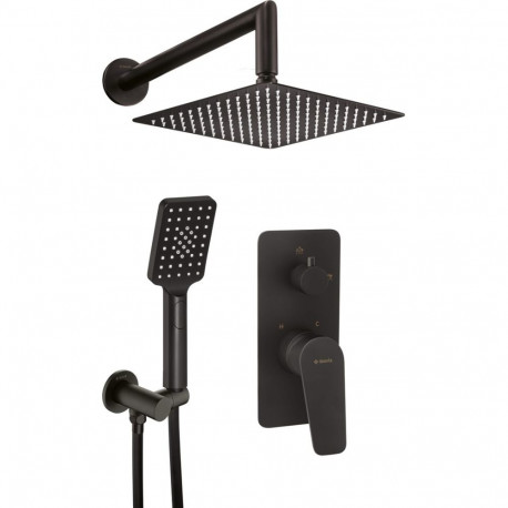 Concealed shower set
