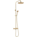 Rain shower with shower faucet