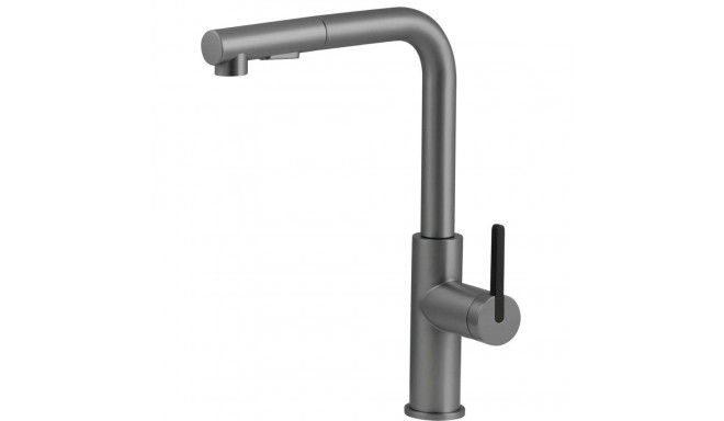 Kitchen faucet with pull-out spout