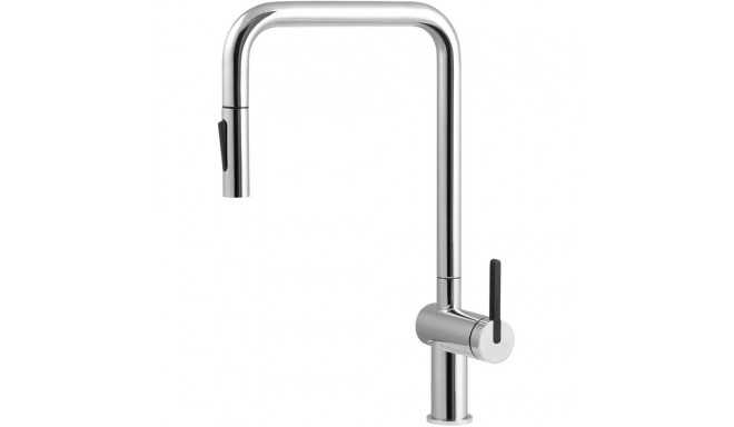 Kitchen faucet with pull-out spout