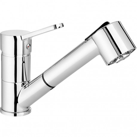 Kitchen faucet with pull-out spout