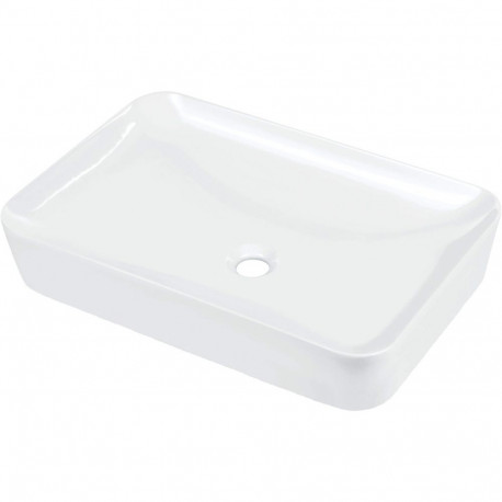 Ceramic countertop washbasin - 60x40 cm