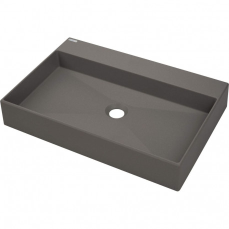 Graniidist lauale asetatav valamu segistiavaga 60x40cm