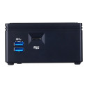 GIGABYTE GB-BACE-3160 PC/tööjaama barebone 0.69L suurusega arvuti Must J3160 1.6 GHz