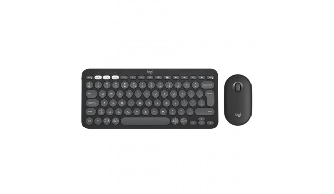Logitech Pebble 2 Combo keyboard Mouse included Universal RF Wireless + Bluetooth QWERTY US Internat