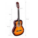 NN BD 36 - Classical 3/4 learning guitar for children SUNBURST