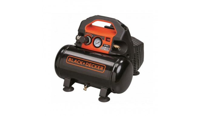 BLACK&DECKER OIL-FREE COMPRESSOR 6L 0.5HP 8BAR 55 l/min