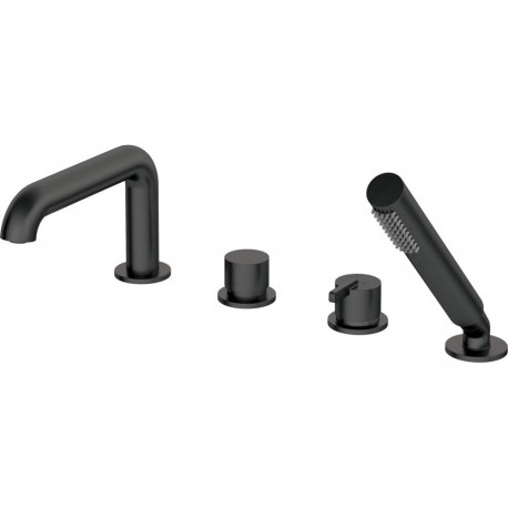 4-hole bathtub mixer with shower set
