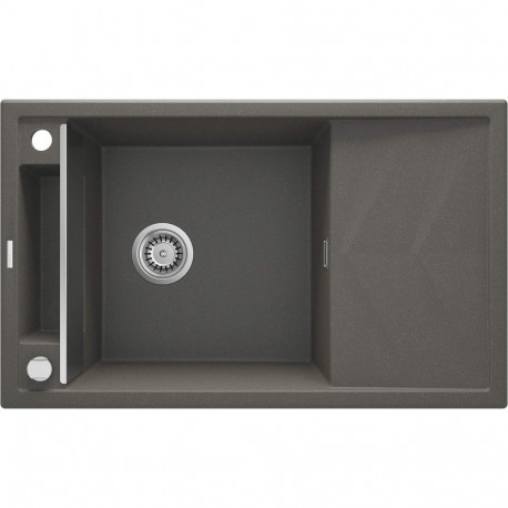 1-bowl magnetic granite sink with drainer