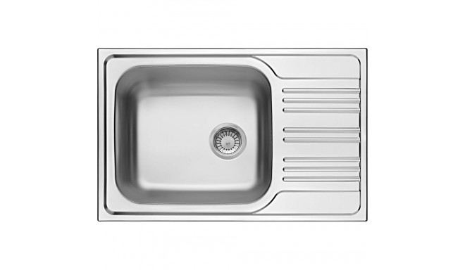 1-kausiga terasest valamu nõrutusosaga