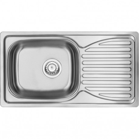 1-kausiga terasest valamu nõrutusosaga