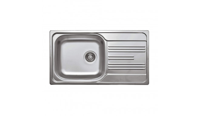 1-kausiga terasest valamu nõrutusosaga