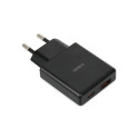 iBOX C-43 Slim GaN PD30W Seinalaadija, Must