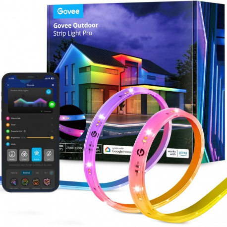 Govee H70A1 Välisvalgusti Pro 10m | LED Riba | Wi-Fi, Bluetooth, RGBICWW
