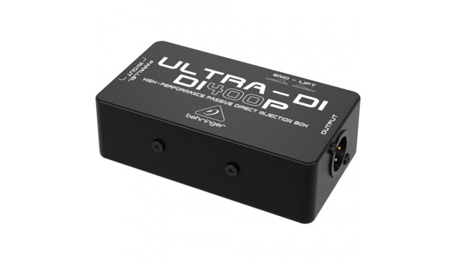 Behringer DI400P audio switch Black