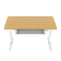 Tuckano Electric height adjustable desk ET119W-C white/oak