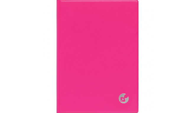 Book calendar Boss A5, WEEK vertical, spiral binding, plastic covers (PINK) 00039/40340