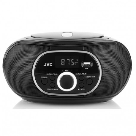 Portable CD Player - JVC RD-E221B Boombox Cassette Black