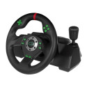 Gaming Controller - Esperanza EGW101 Steering Wheel USB Wired Black Green