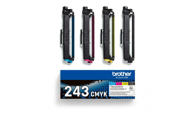 Printer Toner Cartridge - Brother Tn-243cmyk, Yellow, Black