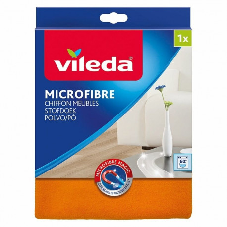 Cleaning Cloth - Vileda Electrostatic Dust Cloth 30 cm x 40 cm, Polyester, Orange