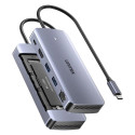 Active Hub - UNITEK USB-C 10Gbps M.2 HDMI PD 100W Grey