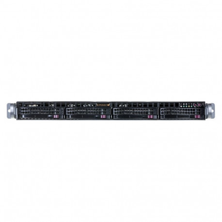 Rack Server - Supermicro CSE813MFTQC-R407CB 1U 400W Platinum Black