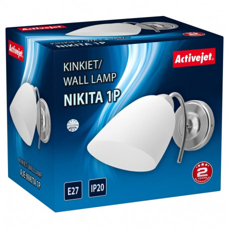 Table Lamp - Classic Activejet Nikita E27 Nickel