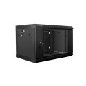 Rack Cabinet - Lanberg 19" 6u 600x450 Black Wf01-6406-10b