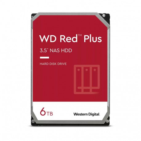 HDD - Western Digital Red Plus 6TB 5400RPM 256MB SATA III