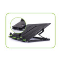 Notebook Stand - Techly Notebook Stand And Cooling Pad For Up To 17.3"