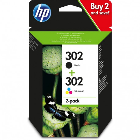 Ink Cartridges - HP 302 2-pack Black/tri-color Original Ink Cartridges