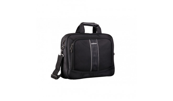 Briefcase - Addison 309014 14.1" Nylon 3 Compartments Black