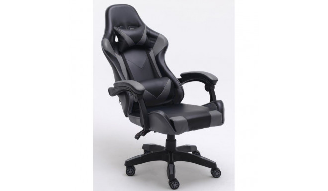 Office Chair - Topeshop Fotel Remus Szary Black