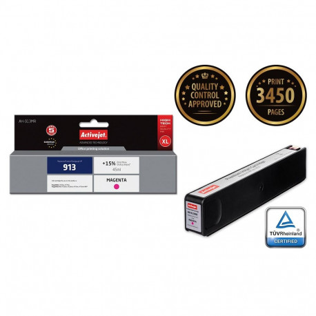 Ink Cartridge - Activejet Ah-913mr Magenta 45ml