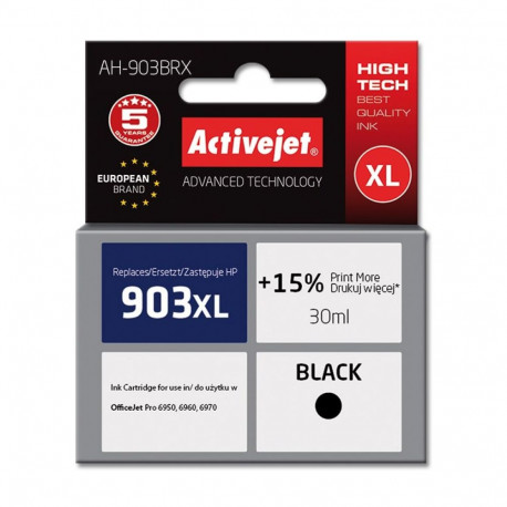 Printer Cartridge - Activejet Ah-903brx, Black