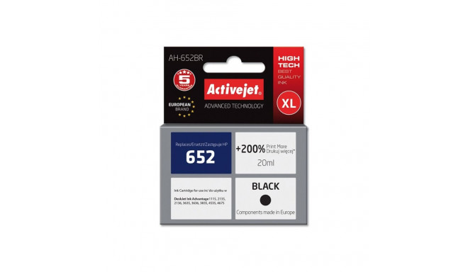Ink Cartridge - Activejet Ah-652br Black