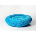 Pet Bed - GO GIFT Shaggy Blue L 66x66 cm