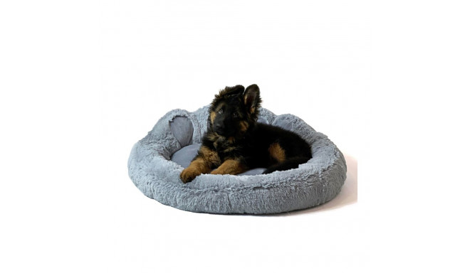 Pet Bed - GO GIFT XL Paw Grey for Dog and Cat