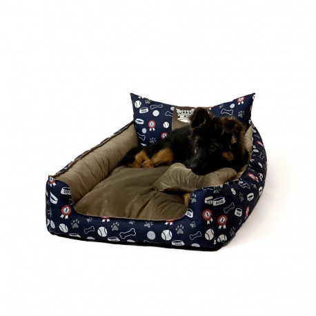 Pet Bed - Go Gift L 90x75x16cm Brown