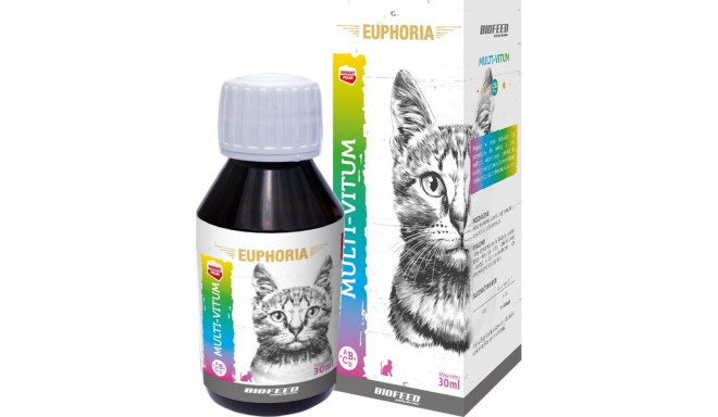 Pet Supplies - BIOFEED Euphoria Multi-Vitam Cat Supplement 30ml BIOFEED Euphoria Multi-Vitum Cat Vit