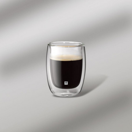 Coffee Glass - Zwilling Sorrento 2pc 200ml Transparent