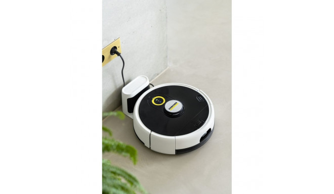Robot Vacuum - Kärcher RCF 3 1.15L Dust Capacity 120 Min Battery Life Black, White