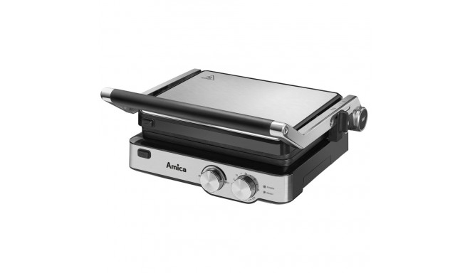 Tabletop Grill - Amica GK4011 Electric 2000W Stainless Steel Black