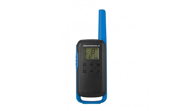 Two-way Radio - Motorola T62 16 Channels 12500 MHz Black/blue