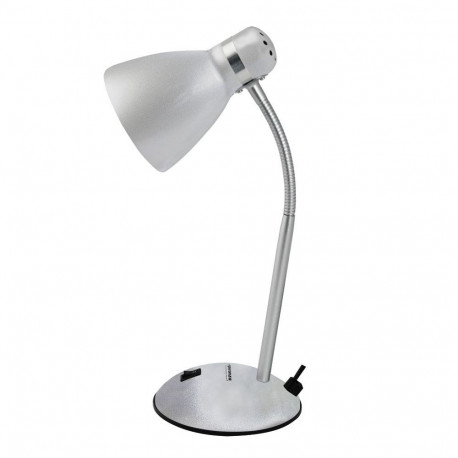 Table Lamp - Esperanza ELD113S E27 12W LED Flexible Arm Silver