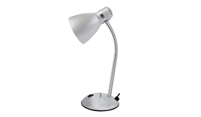 Table Lamp - Esperanza ELD113S E27 12W LED Flexible Arm Silver