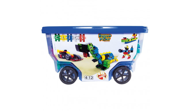 Building Blocks - CLICS CB411 Rollerbox 15in1 377 Multicoloured Pieces